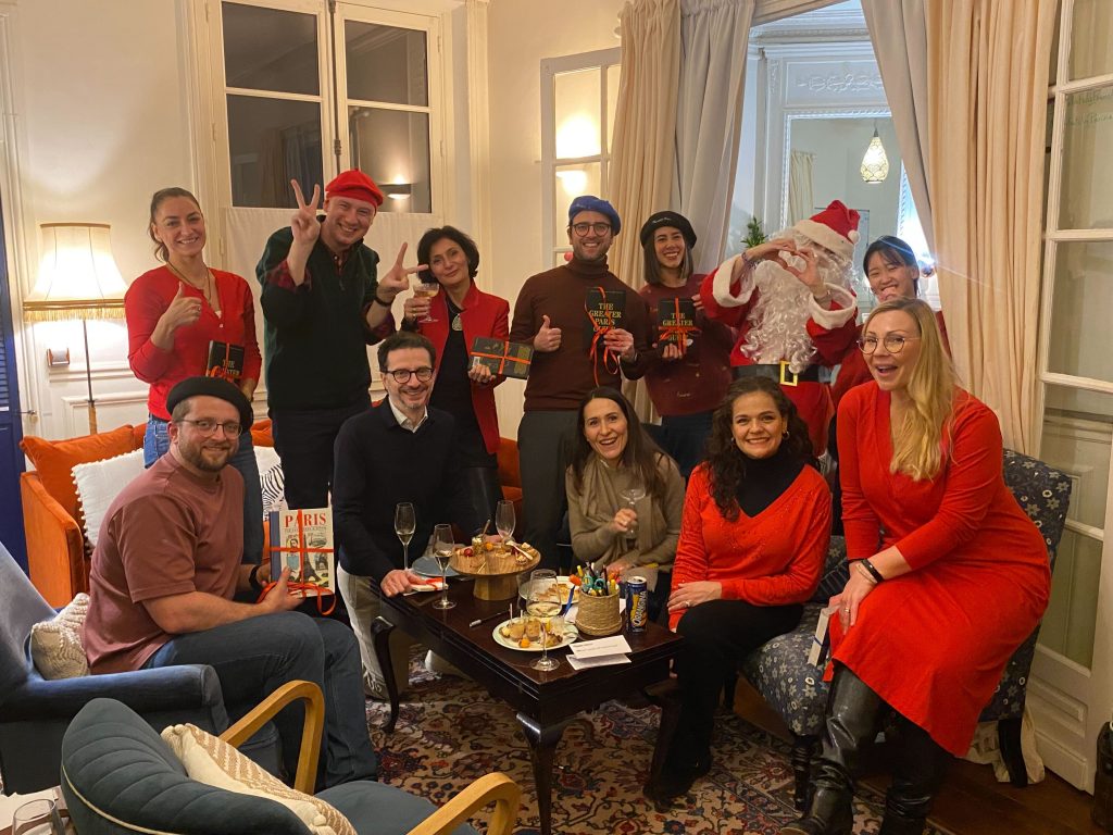soiree noel-fêtes en France père noël