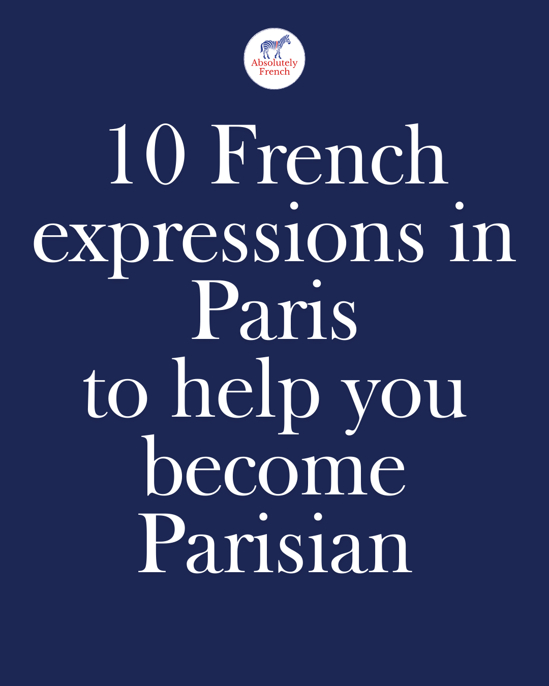 French expressions in Paris