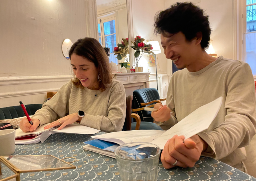 Friendly workshop between expatriés and conjoints d'expatriés