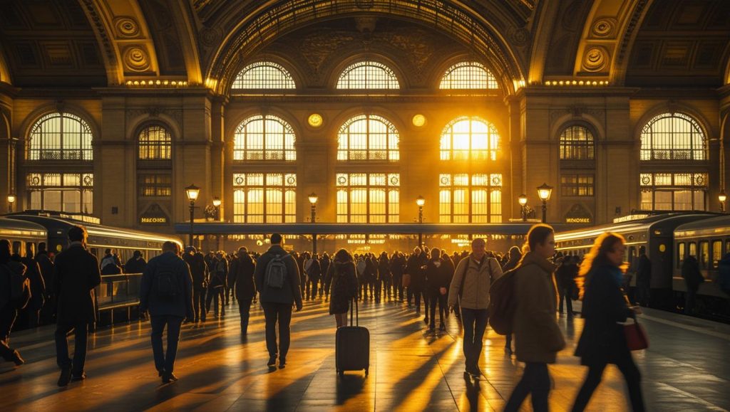 Paris train station