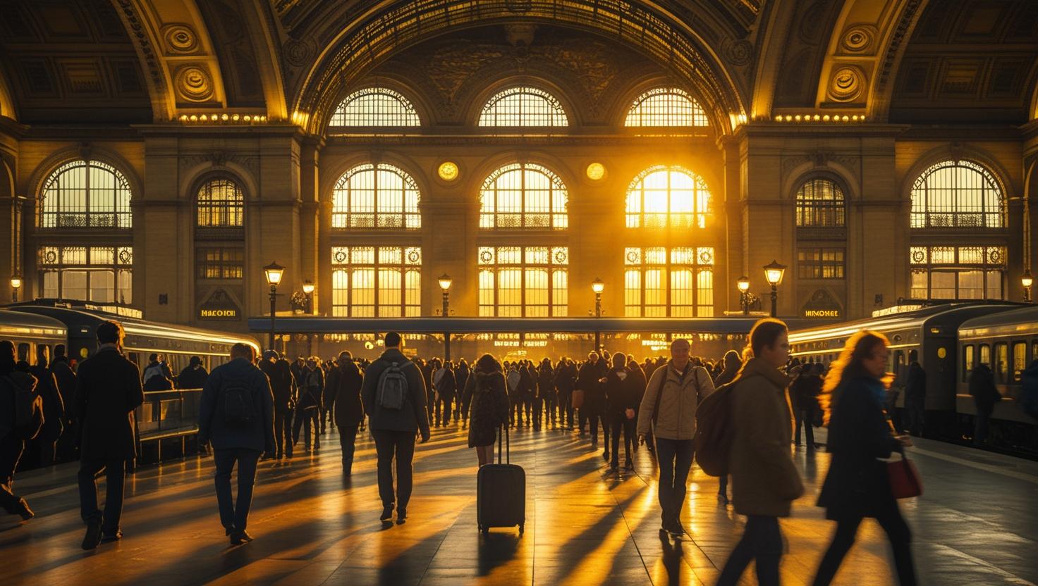 Paris train station