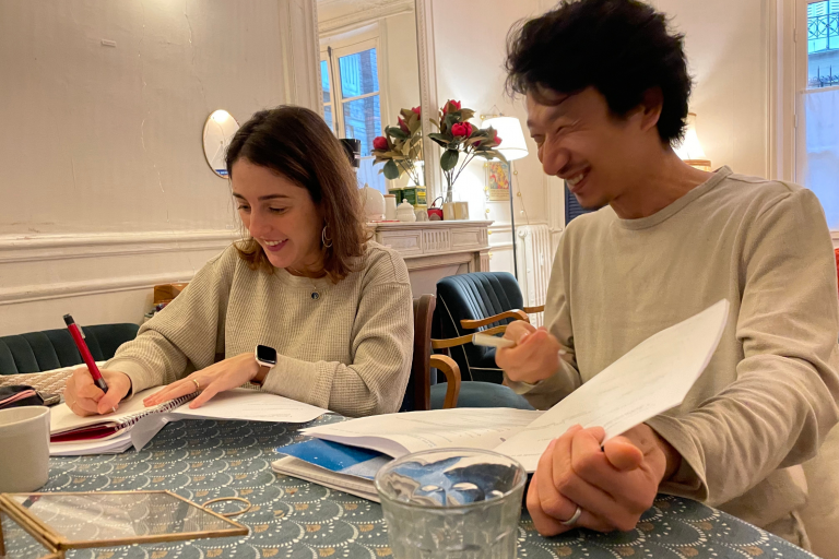 Friendly workshop between expatriés and conjoints d'expatriés