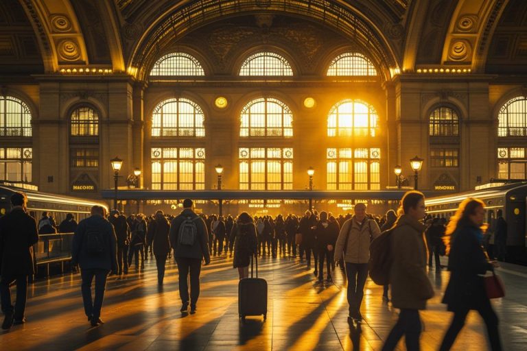 Paris train station